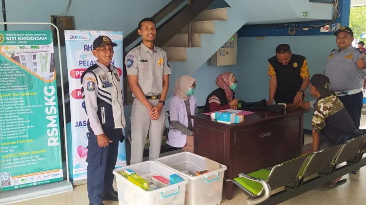 Jasa Raharja Gelar Pemeriksaan Kesehatan Gratis di Terminal Pare