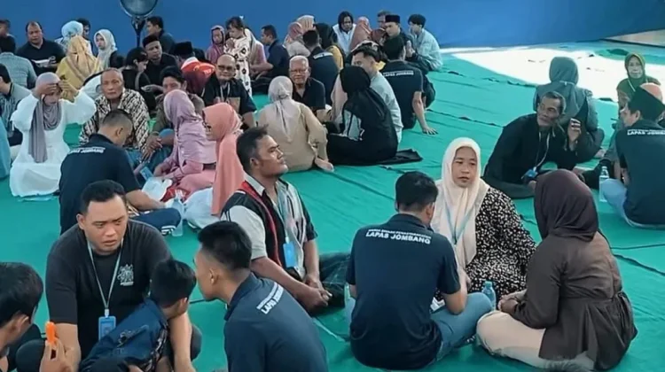 Momen Lebaran, Kunjungan Keluarga WBP Lapas Jombang Meningkat