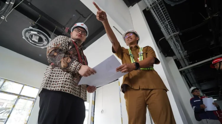 Bupati Cek Rehab Gedung Pemkab Kediri