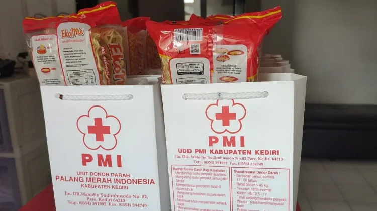 Stok darah PMI Kediri 297 Kantong