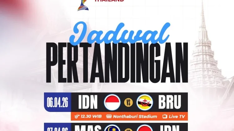 Jadwal Timnas Futsal Indonesia di ASEAN 2026 Thailand