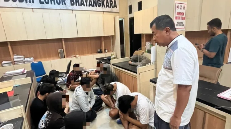 Polres Kediri Amankan 13 Pelaku Pengeroyokan