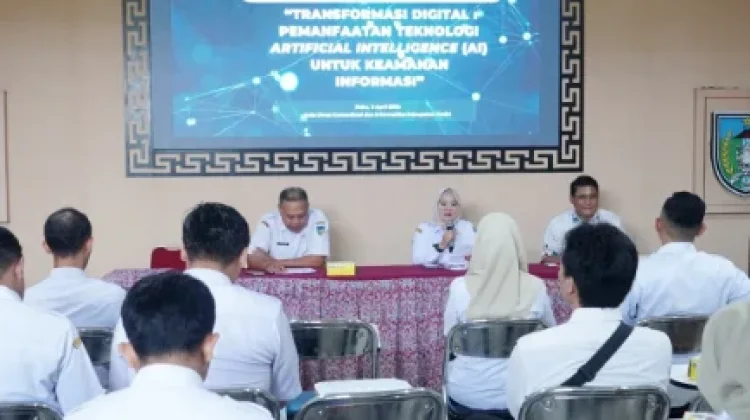 Perkuat Keamanan Informasi, Diskominfo Kediri Sosialisasi Pemanfaatan AI