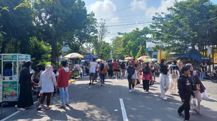 Warga Pare Sambut CFD Perdana Pasca Ramadan dan Lebaran