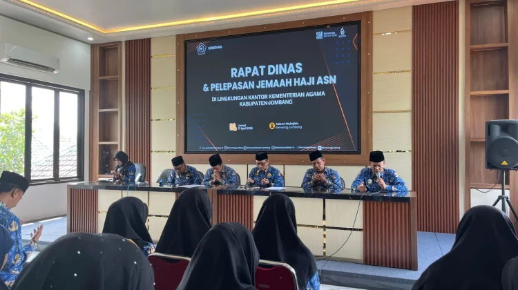Kemenag Jombang Gelar Pelepasan Keberangkatan ASN Pergi Haji 2026