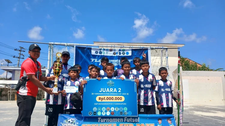 SDIT Al Huda Bawean Juara 2 Turnamen SPEMUGA Futsal