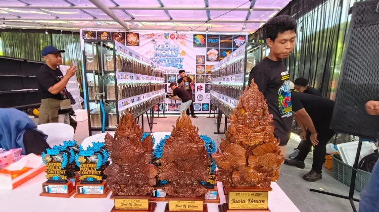 Ratusan Peserta Ikuti Kontes Ikan Molly Perdana Tingkat Nasionall di Kediri