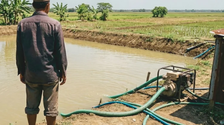 Ancaman Kekeringan, Petani Jombang Siapkan Embung