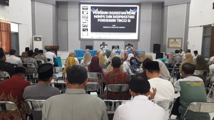 Sekolah di Jombang Diminta Aktif Usulkan Penerima Beasiswa S1