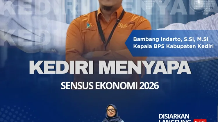 Sensus Ekonomi 2026: BPS Kabupaten Kediri Sasar Usaha Tak Kasat Mata