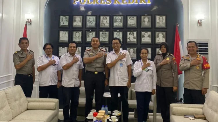 Sambut Hari Bhayangkara 2026, RRI dan Polres Kediri Tingkatkan Sinergitas