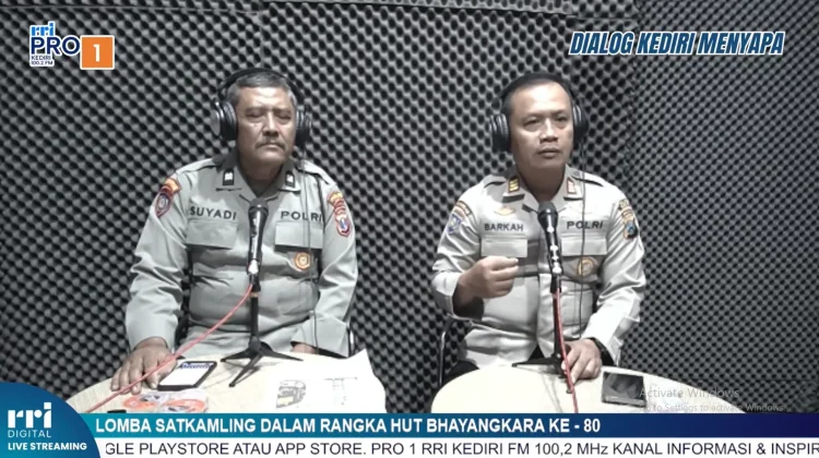 HUT Bhayangkara ke-80: Polres Kediri Dorong Revitalisasi Satkamling Warga