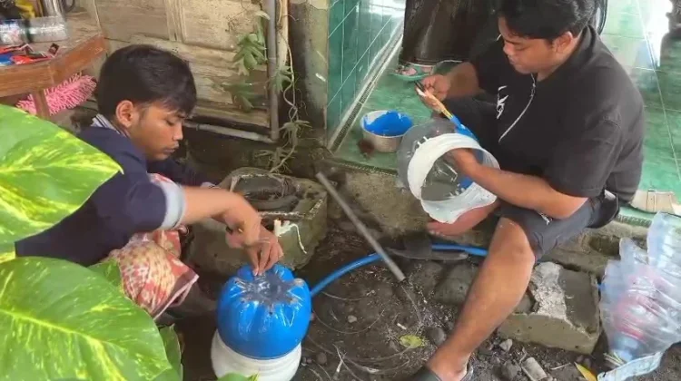 Penghijauan Desa di Jombang Diperkuat dengan Penanaman Pohon Tabebuya