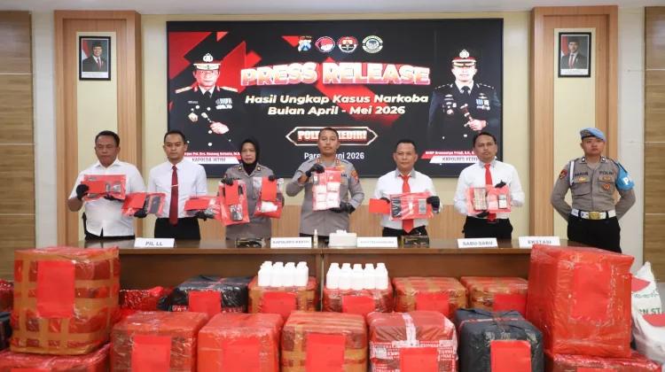 Dua Bulan, Petugas Amankan 50 Tersangka Kasus Narkoba