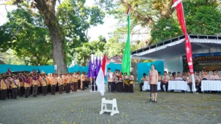 Bentuk Pribadi Trampil, Kwarcab Pramuka Kabupaten Kediri Gelar Pesta Siaga