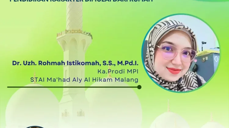 Pendidikan Karakter Anak Harus Dimulai dari Rumah