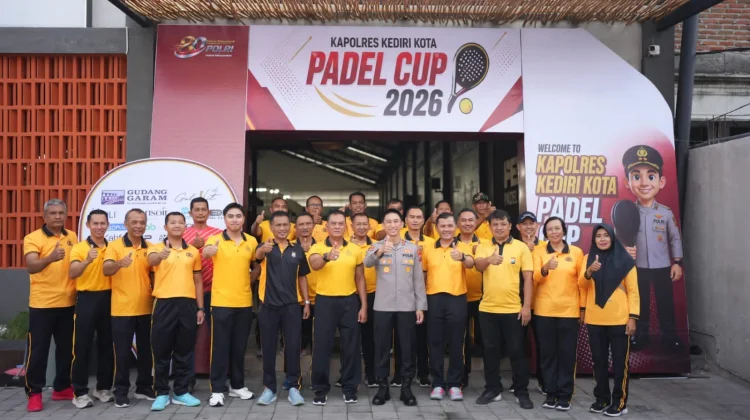 Peringati Hari Bhayangkara, Turnamen Kapolres Kediri Kota Padel Cup 2026 Dibuka