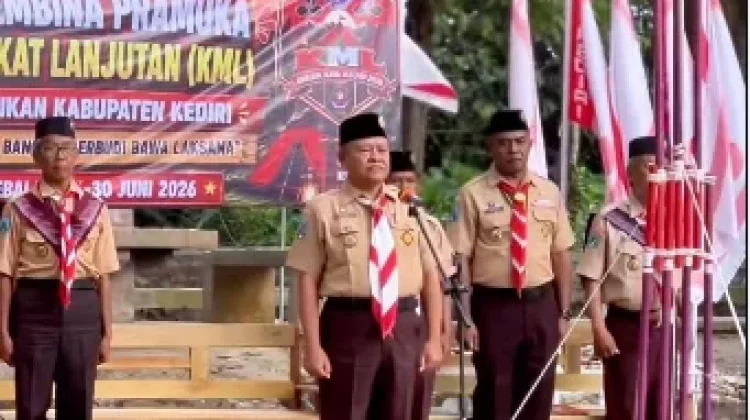 Tingkatkan Kualitas Pembina Pramuka, Disdik Kediri Gelar Kursus Mahir Lanjutan
