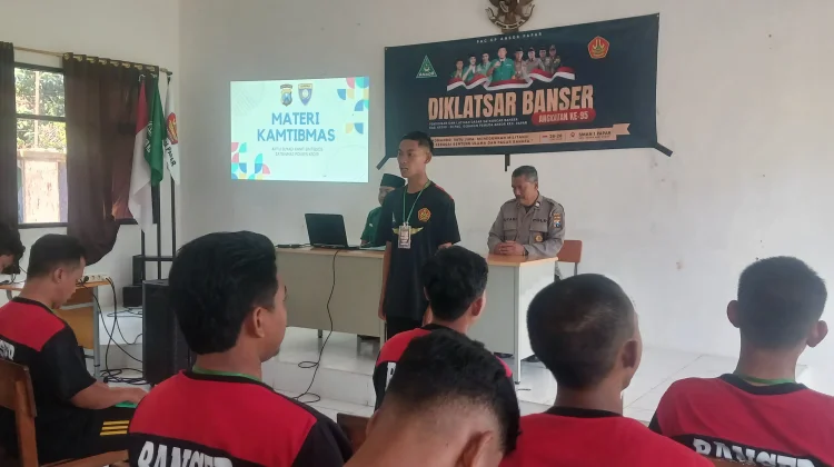 Tingkatkan Kamtibmas, Banser di Kediri Peroleh Pembinaan Kedisiplinan