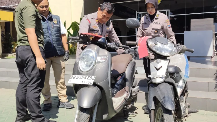 Satreskrim Polres Kediri Amankan Empat Pelaku Kasus 3C, Satu Orang Residivis