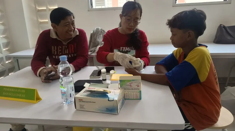 Siswa Sekolah Rakyat Kabupaten Kediri Ikuti Cek Kesehatan Gratis