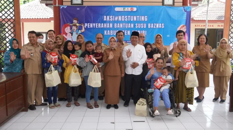 Pemkab Kediri Salurkan Bantuan Susu untuk Tekan Stunting