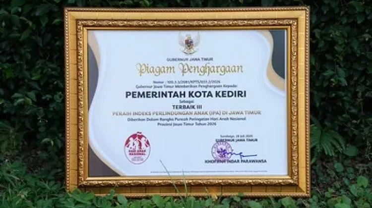 Kota Kediri Masuk Tiga Besar Indeks Perlindungan Anak Jatim