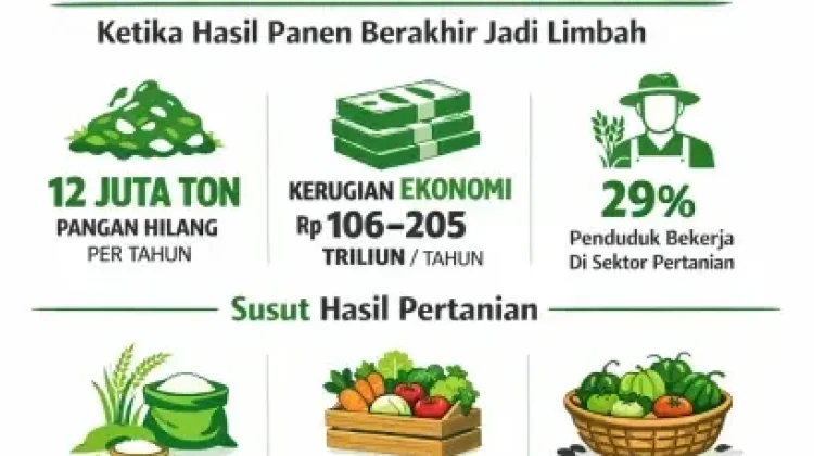 Paskomnas: Indonesia Ranking 1 Food Loss