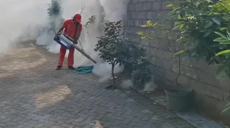 Dinkes Intensifkan Fogging Cegah Penyebaran DBD di Kota Kediri