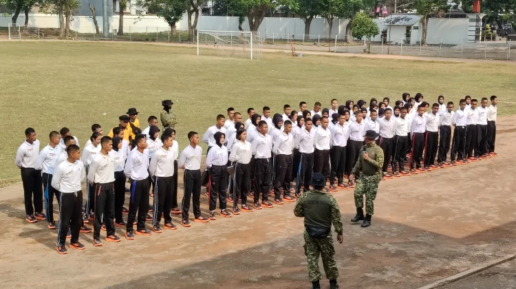 Sebanyak 77 Anggota Paskibraka Kabupaten Kediri Mulai Jalani Latihan Perdana