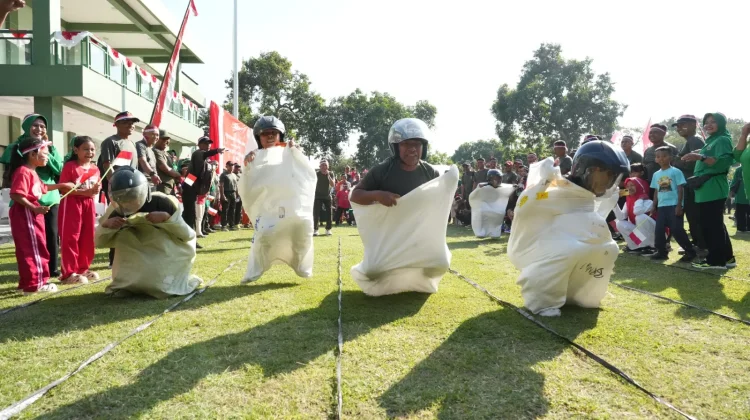 Pererat Kebersamaan, Kodim 0809/Kediri Gelar Lomba HUT Ke-81 Kemerdekaan RI