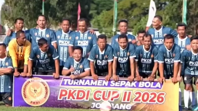 Bupati Jombang Buka Turnamen Sepak Bola PKDI CUP II Tahun 2026