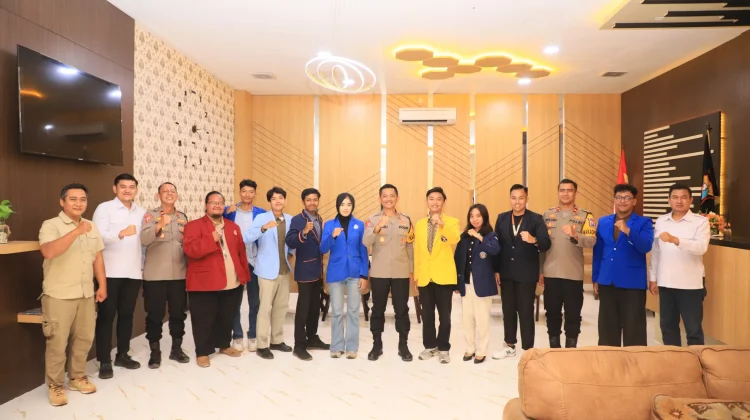 Kapolres Kediri Kota Ajak BEM Jaga Kediri Tetap Kondusif