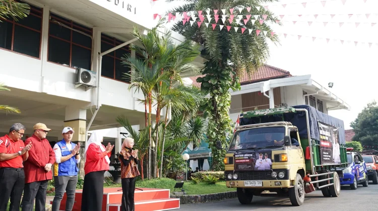 Solidaritas NTT, Pemkot Kediri Kirim Bantuan Kemanusiaan