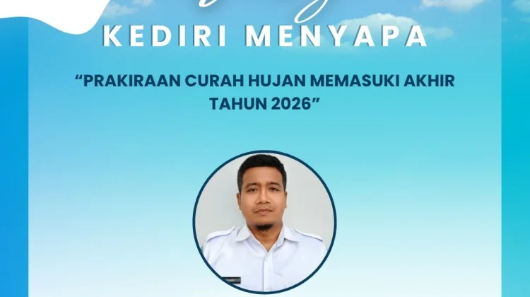 BMKG Perkirakan Hujan di Kediri Mulai November