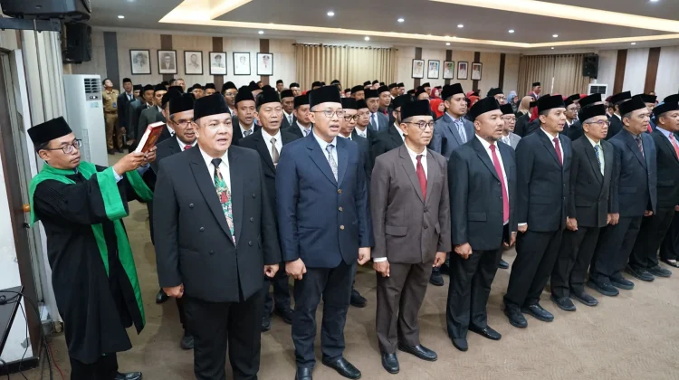 Lantik 184 Pejabat, Wali Kota Kediri Targetkan Peningkatan Kinerja