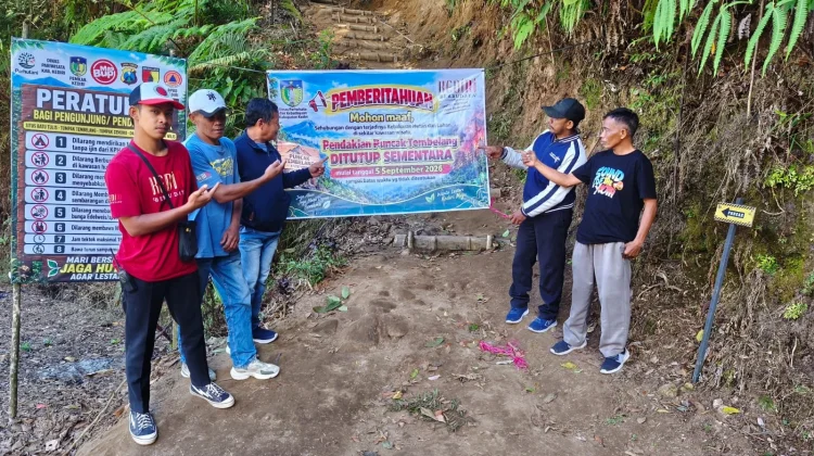 Karhutla Gunung Wilis, Jalur Pendakian Puncak Tembelang Ditutup