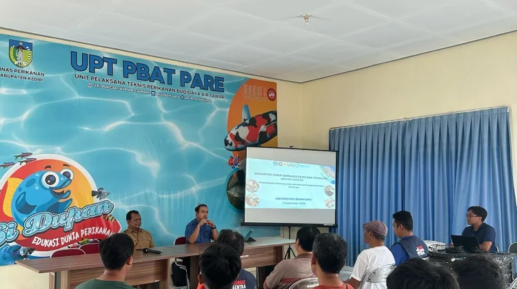 Cegah Lele Kena Penyakit, PSDKU UB Kediri Uji Pakan Bervaksin