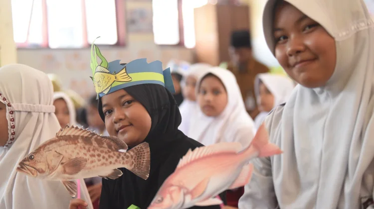 Siswa SDN Ngronggo 4 Antusias Ikuti Gemarikan "Goes to School"