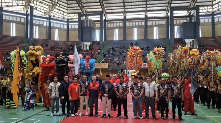 Cetak Sejarah, Kota Kediri Tuan Rumah Kejuaraan Barongsai dan Naga