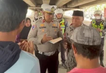 Satlantas Polres Jombang Gelar Razia Humanis di Flyover Peterongan