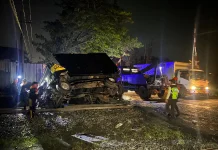 Kecelakaan Truk, Palang Perlintasan KA di Saradan-Bagor Rusak