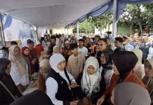Ratusan Warga Kediri Serbu Pasar Murah Pemprov Jatim