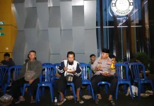 Ratusan Masyarakat Memadati Sahur Bersama Polres Kediri