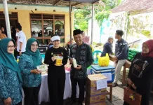 Ratusan Masyarakat Padati Pasar Murah di Desa Toyoresmi