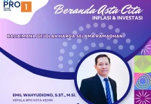 Strategi BPS Kota Kediri Kawal Inflasi Ramadan