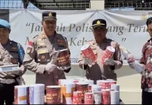 Polisi Kediri Amankan Ratusan Petasan saat Live TikTok
