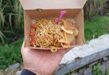 UMKM Ngronggo Hadirkan Mie Gocuan di Bazar Ramadan