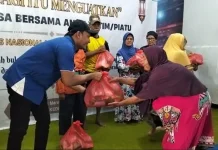 Rangkaian HPN 2026, PWI Kediri Raya Berbagi Sembako