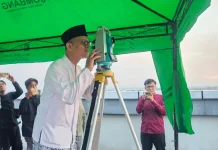 Hasil Pantauan Rukyat Hilal 1 Syawal di Jombang Tidak Terlihat